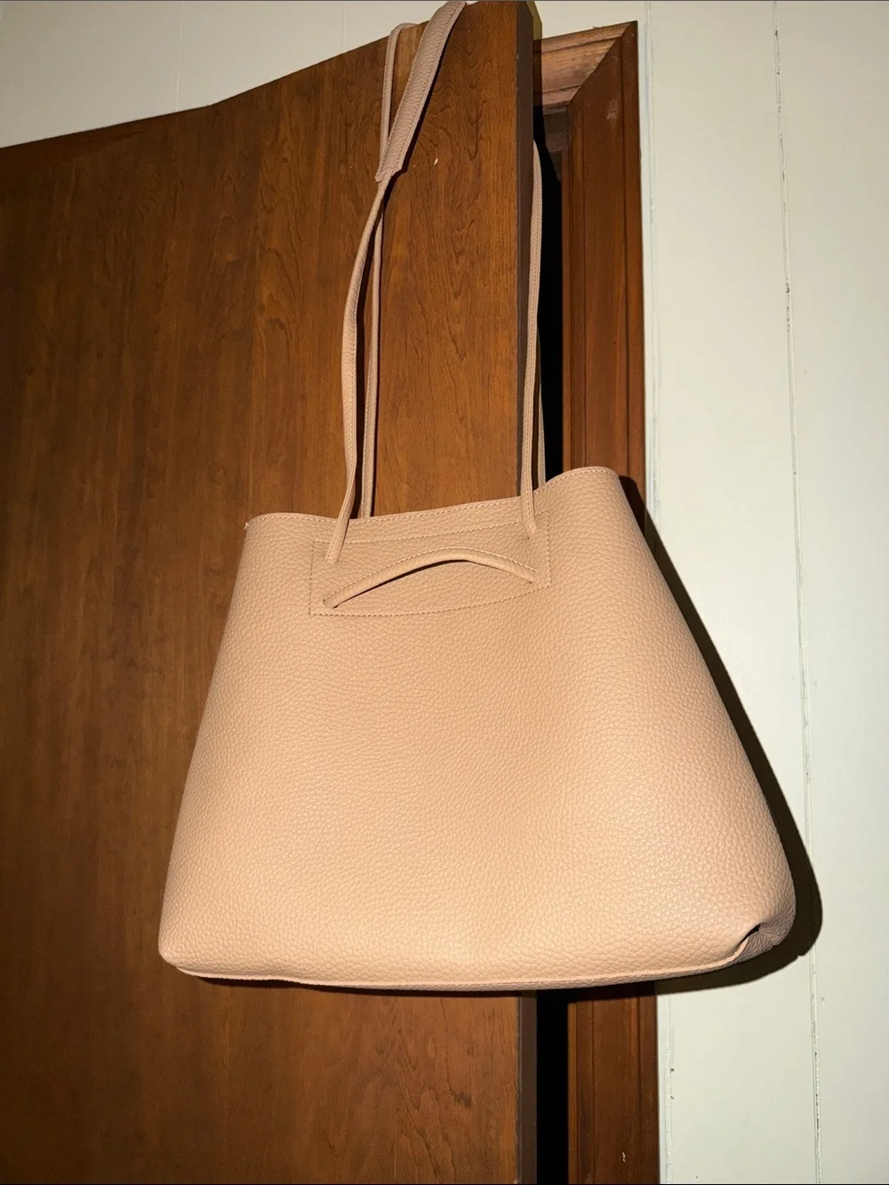 NWOT 8 Other Reasons vegan leather slouchy bucket bag
